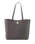 Shop-it Medium Leather Tote Bag