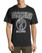 Men's Sketched Logo Graphic Print T-shirt