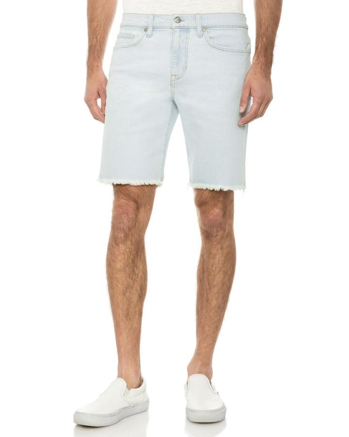 Men's Unfinished-hem Bermuda