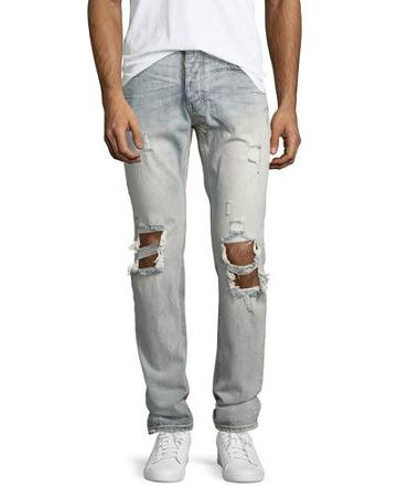 Mr. Whites Destroyed Jeans, Blue