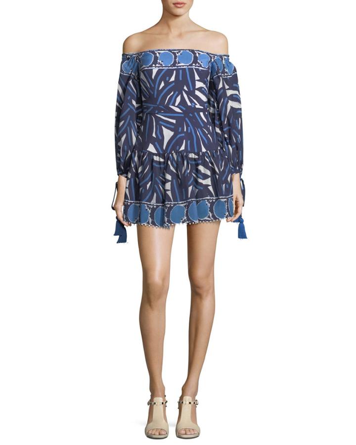 Laila Off-the-shoulder Printed
