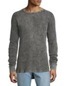 Men's Distressed Long-sleeve Thermal