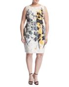 Faith Floral-print Dress, White,