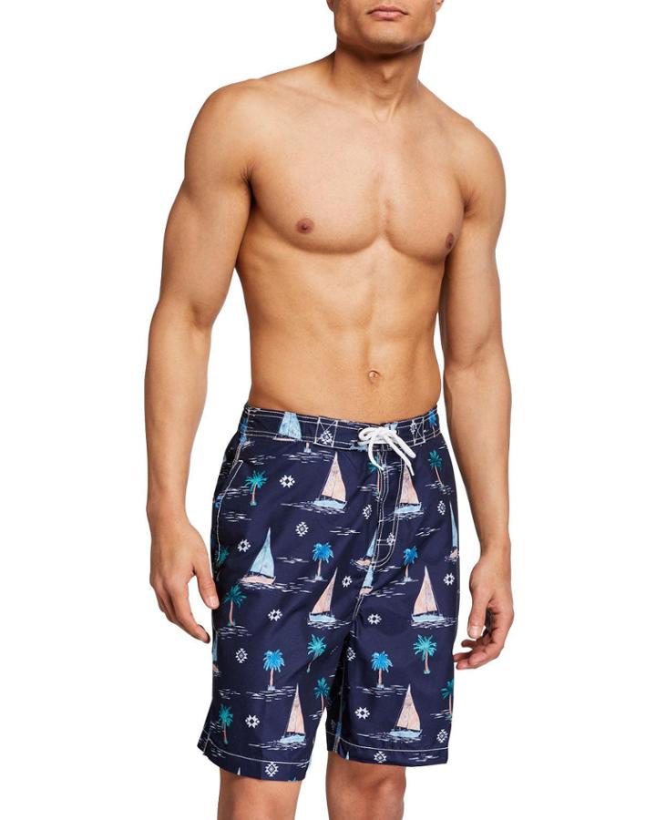 Men's Swami Sailboat Print