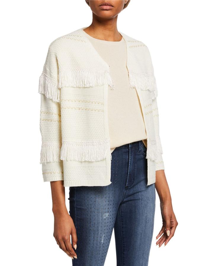 Open Front Fringe-trim