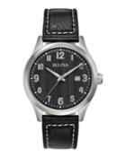 Men's 41mm Classic Watch W/ Leather
