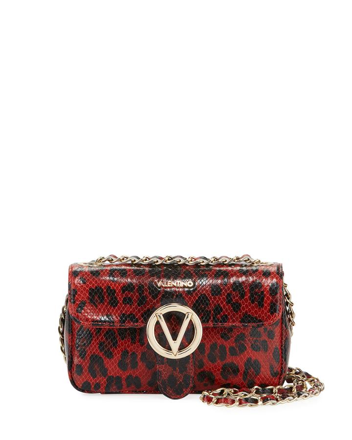 Poisson Leopard-print Leather