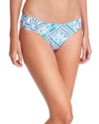 Blue Bazaar Ruched-side Retro Swim Bikini Bottom