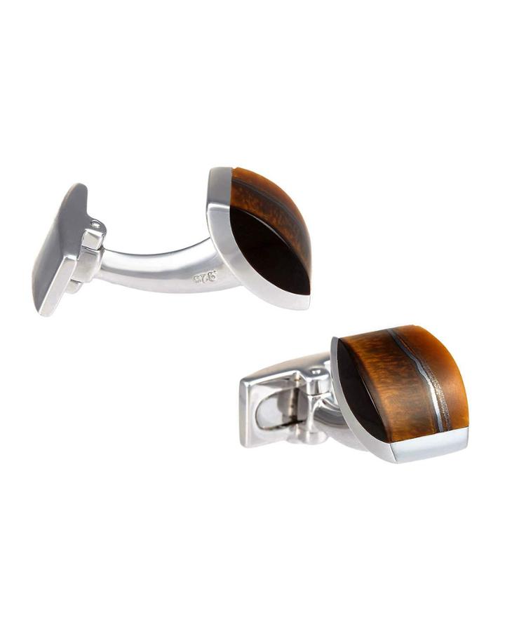 Tiger's Eye Cufflinks