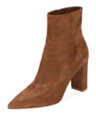 Pointy-toe 85mm Block-heel Bootie
