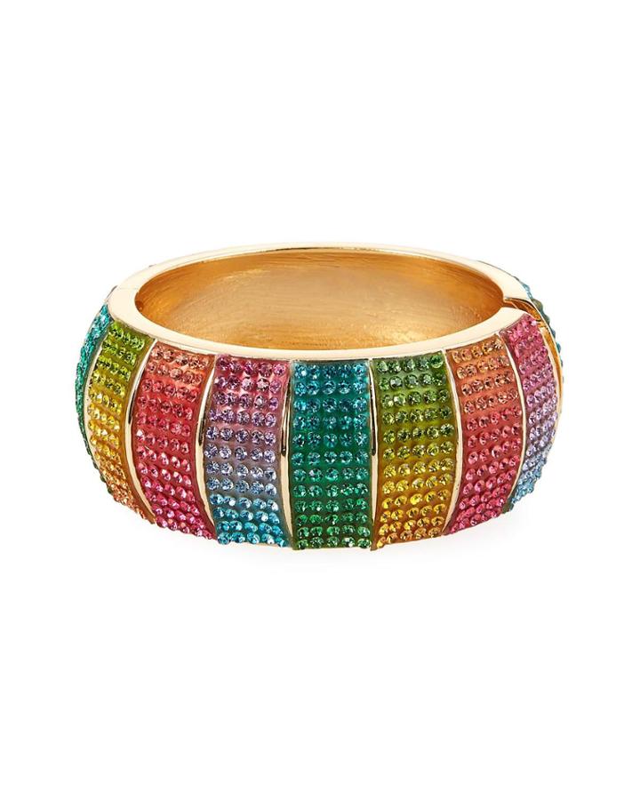 Rainbow Crystal Bangle
