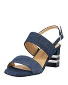 Leyda Mid-heel Fabric