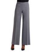 Wide-leg Side Zip Pants, Rock