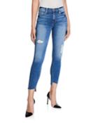 Le Skinny De Jeanne Reverse-cascade Hem Jeans