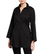 Mina Stretch Cotton Blouse
