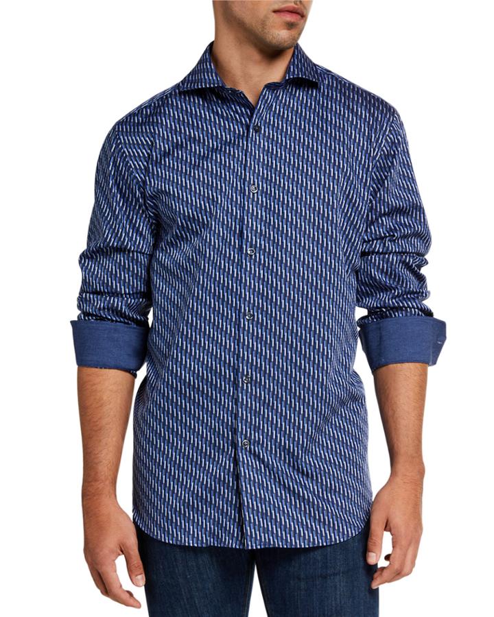 Men's Classic-fit Optic-print