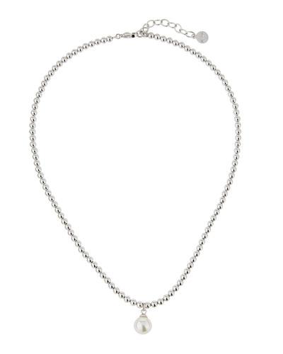 Blake Beaded Pearl Pendant Necklace