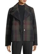 Single-breasted Plaid