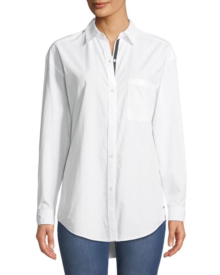 Button-down Oversized Cotton
