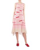 Sleeveless Broken Stripe