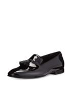 Chesterfield Patent Leather Tassel-front