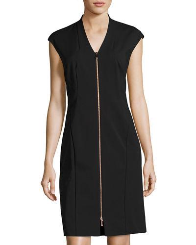 Imani Sleeveless Zip-front