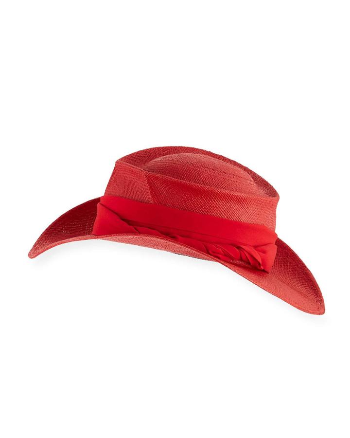 Moss Straw Cowboy Hat