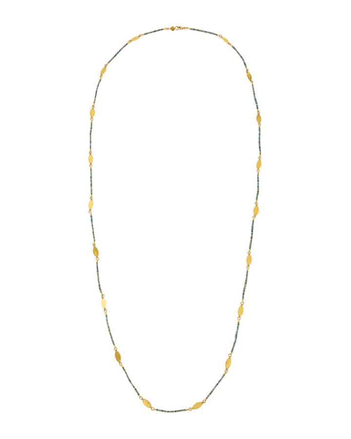 Turquoise & Phoenician Station Necklace