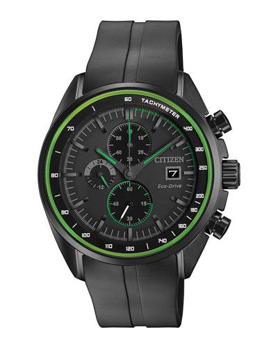 44mm Men's Eco-drive Chronograph Watch