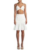 The Parkett Two-piece Set W/ Twisted Crop Top &