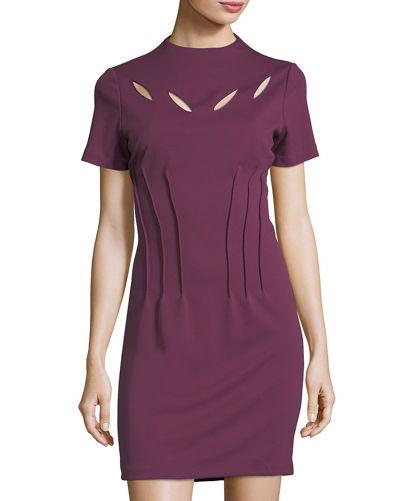 High-neck Cutout Dress