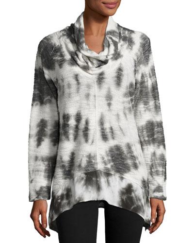 Bibiana Tie-dye Print Sweater, Edengar