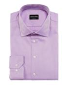 Men's Solid Twill Dress Shirt,