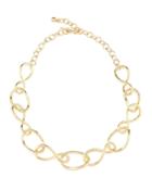 Twisted Open Link Necklace,