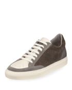 Men's Suede & Leather Low-top