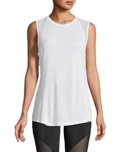Mesh-back Tank Top
