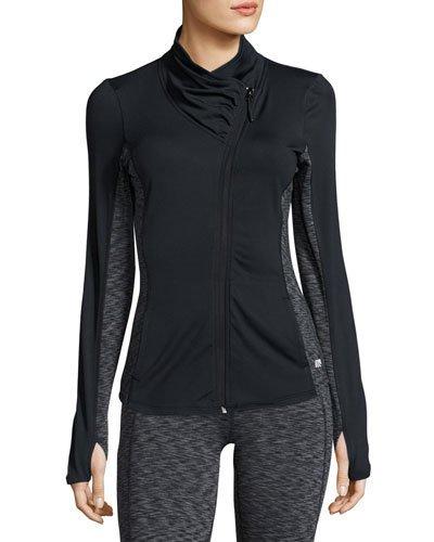 Arctic Asymmetric-zip Jacket, Black