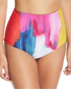 Lydia High-waist Printed Swim Bikini Bottoms