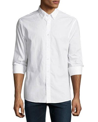 Tailored-fit Solid Button-up