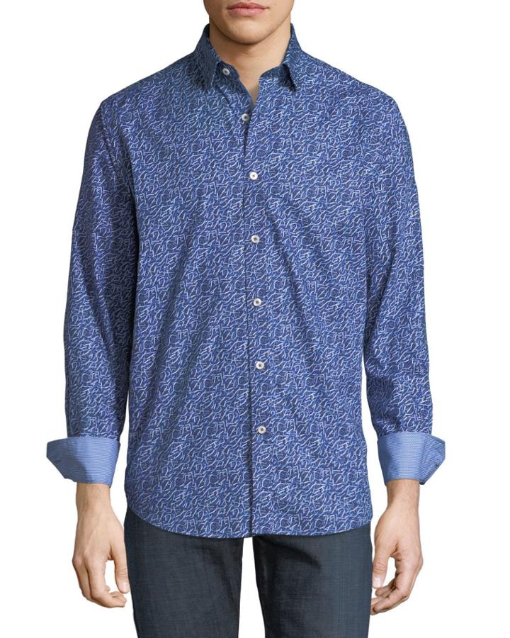 Classic-fit Scribble