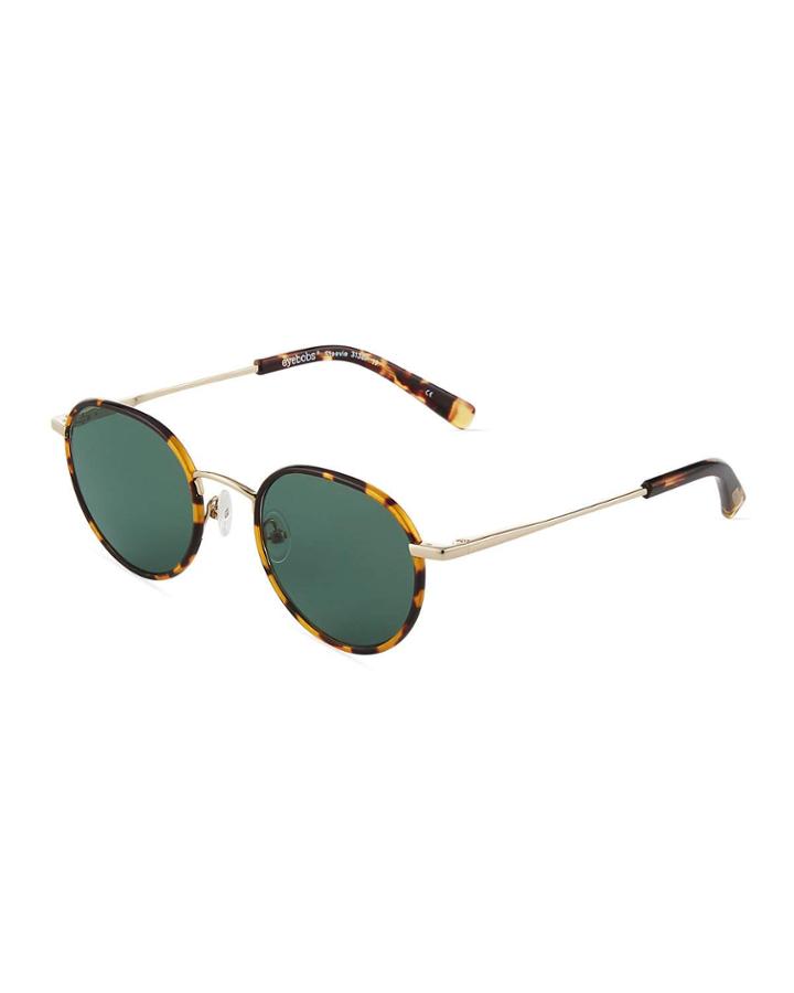 Steevie Polarized Round Acetate/metal