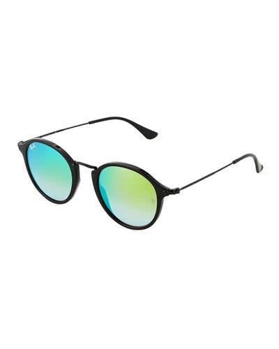 Mirrored Round Acetate