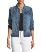 Geena Embroidered Denim Jacket