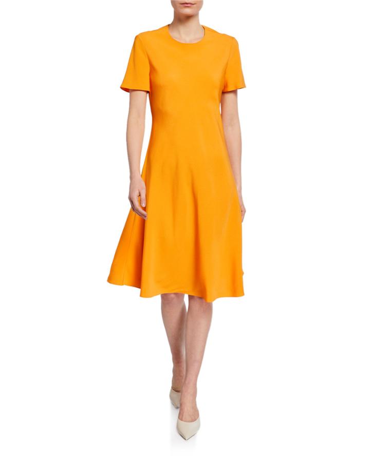Keyhole Bias T-shirt Dress