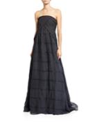 Strapless Linen/silk