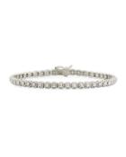 14k White Gold Diamond Tennis Bracelet