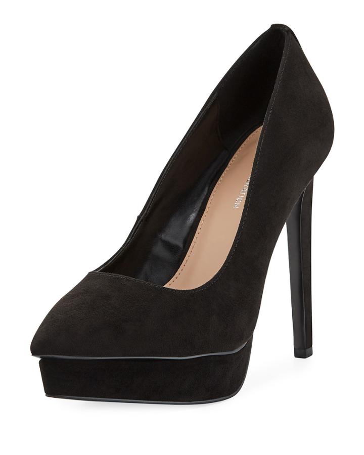 Heidi Pointed-toe Platform Pumps