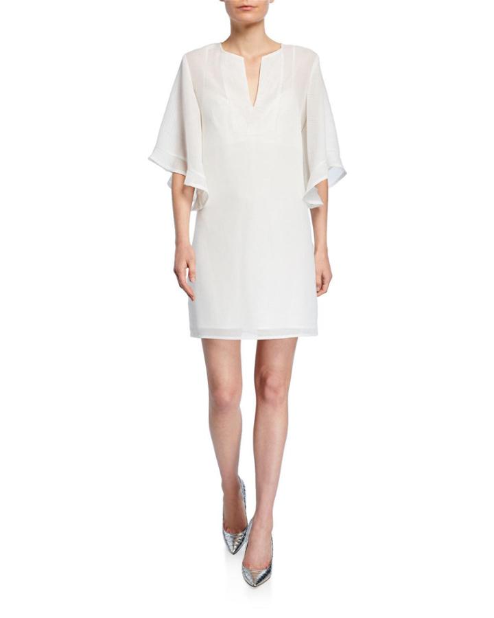 Butterfly-sleeve Chiffon