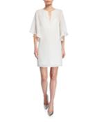 Butterfly-sleeve Chiffon