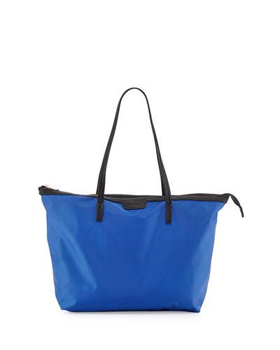 Miley Nylon Zip-top Tote Bag